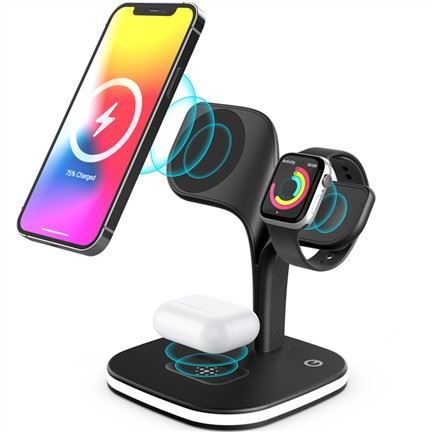 5 in 1 Magnetic Wireless Apple Charger Stand